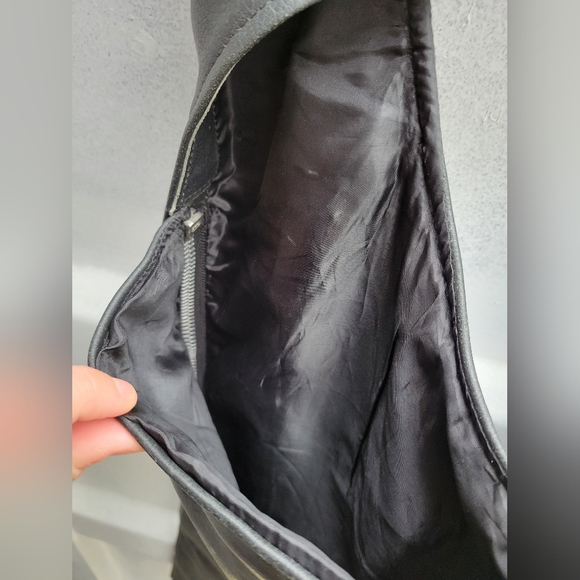 Genuine leather black riding chaps cowboy xxs 15.5"-18.5" waist - Picture 2 of 12